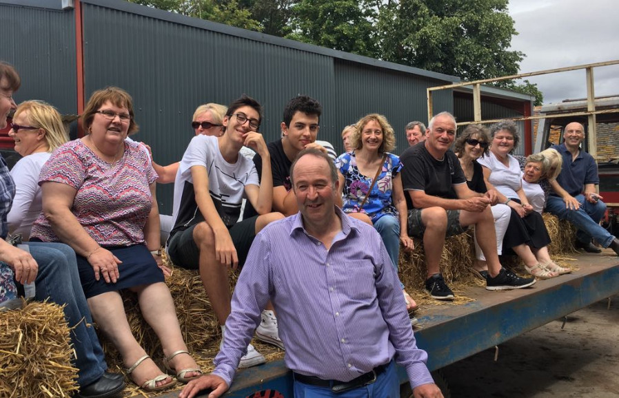 Farm visit and tractor rides